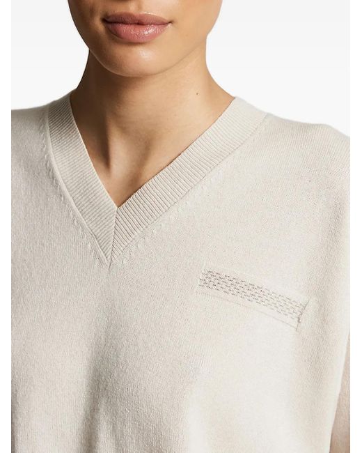 Peserico Vネック セーター White