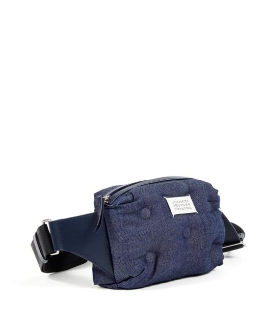 Maison Margiela Blue Glam Slam Denim Camera Bag