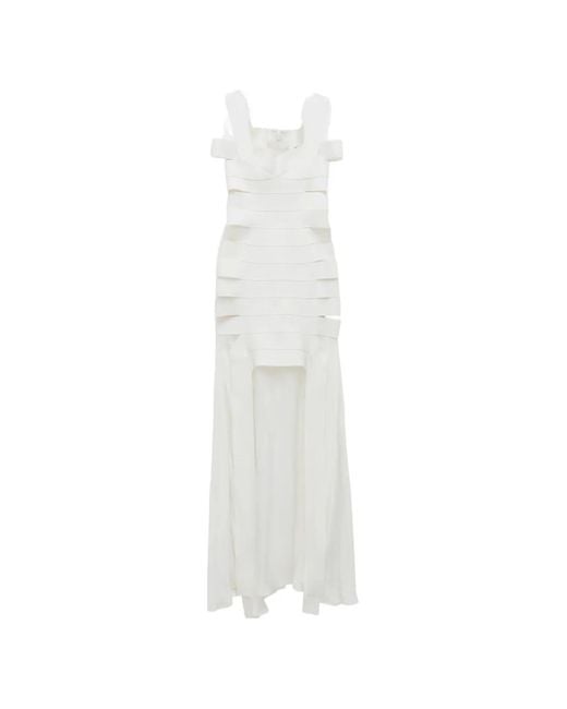 Jonathan Simkhai White Callaway Knit Maxi Dress