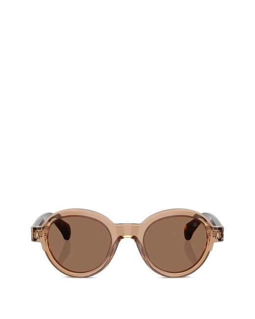 Moncler Pink Rondosa Round-Frame Sunglasses