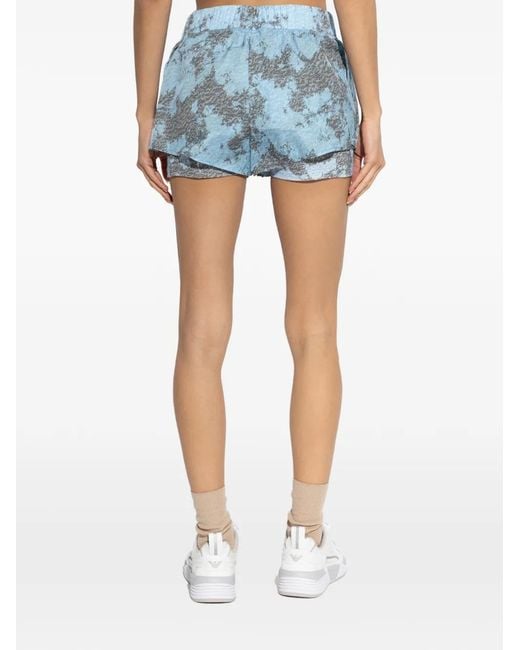 EA7 Blue Dynamic Athlete Shorts