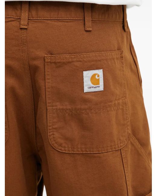 Carhartt Brown Double Knee Shorts for men
