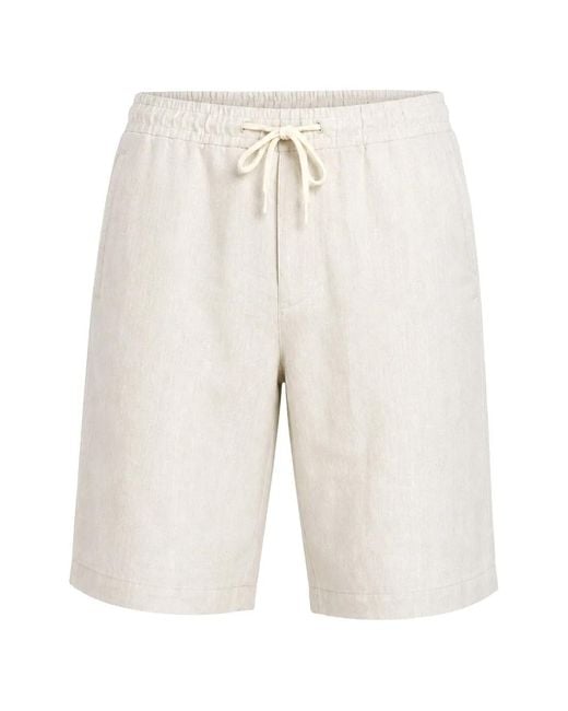Vince White Drawstring Shorts for men