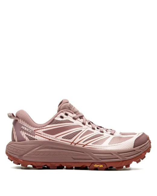 Hoka One One Pink Mafate Speed 2 Sneakers for men
