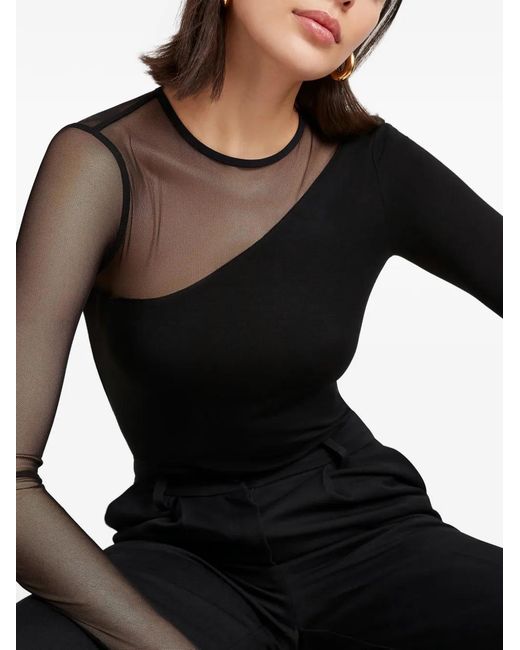 MARCELLA Black Milo Asymmetric Top