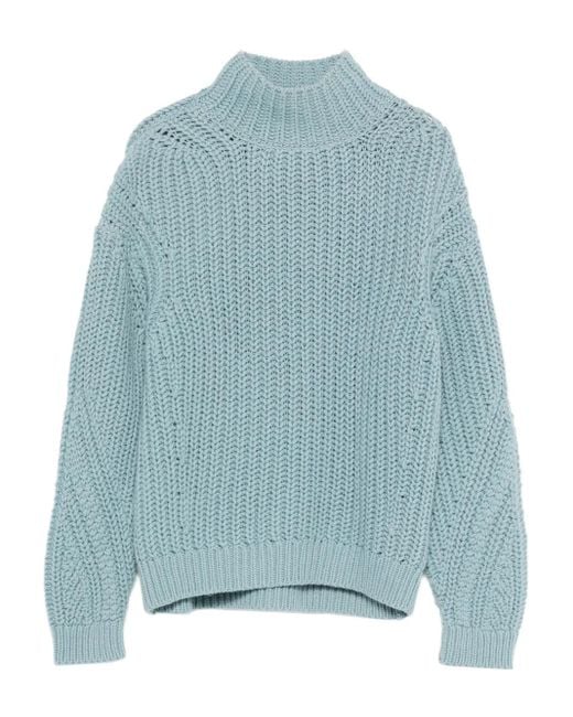 Marc O' Polo Blue High-Neck Sweater