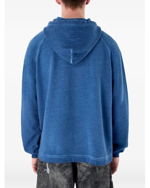 CAMPERLAB Blue Hoodie À Lien De Resserrage