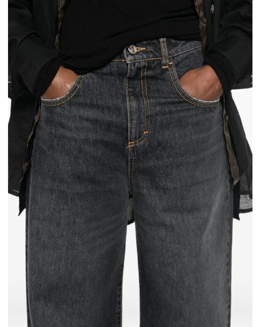 ICON DENIM White Poppy Wide-Leg Jeans