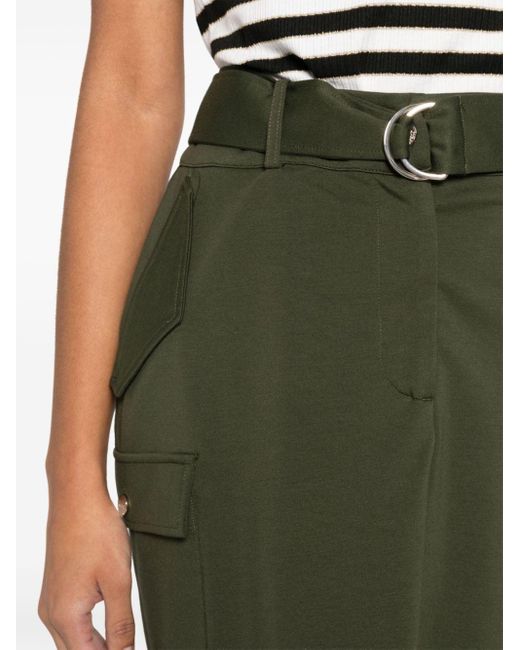 Liu Jo Green Belted Mini Skirt