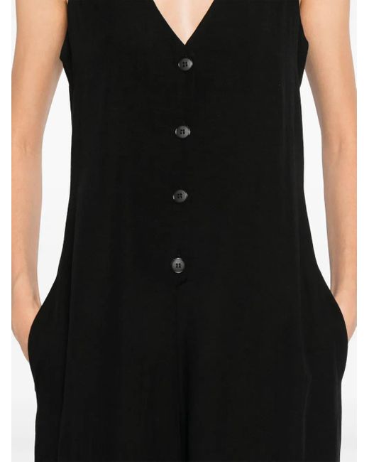 MOUTAKI Cotton Jumpsuit Black