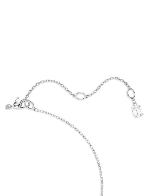 Swarovski White Matrix Pendant Necklace