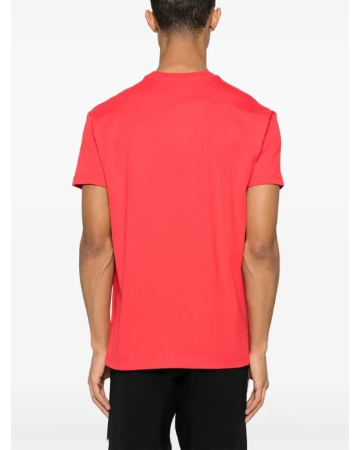 Camiseta con bordado Orb Vivienne Westwood de color Red