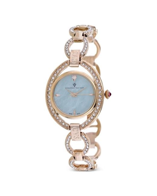 Christian Van Sant Metallic Stella 28Mm Watch