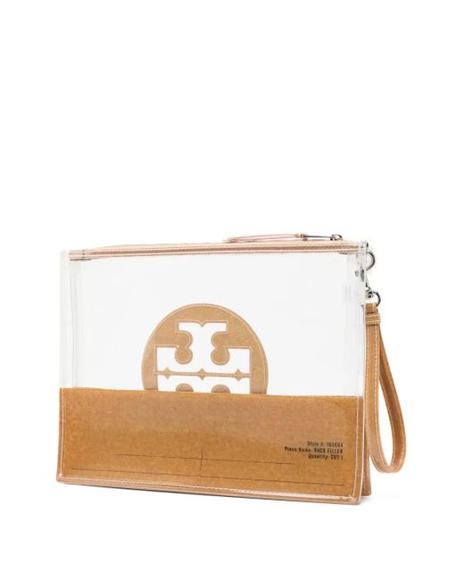 Tory Burch White Ella Pouch