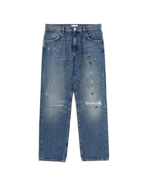 AMISH Blue Jean À Effet Usé for men