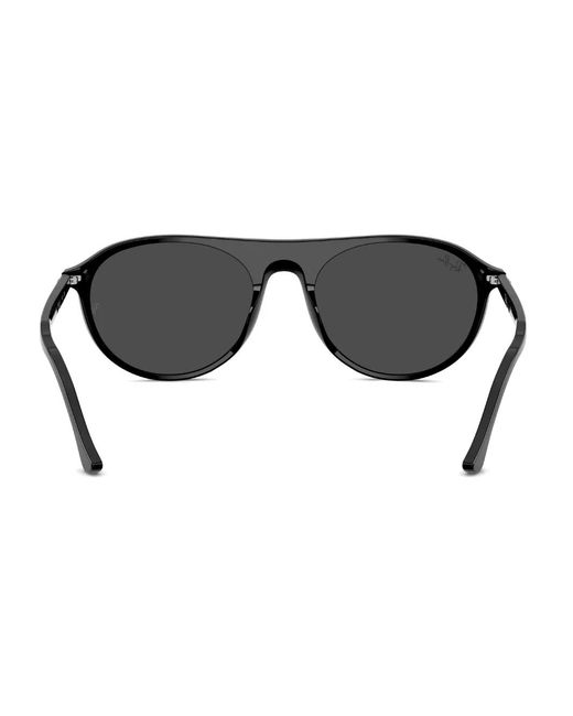 Ray-Ban Green Round-Frame Sunglasses