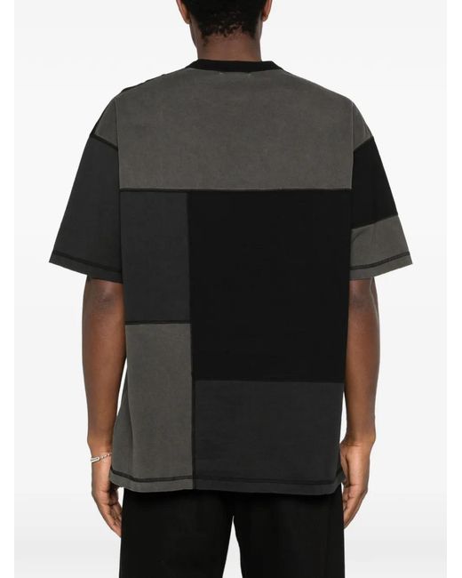 Comme des Garçons Black Cotton Patchwork T-Shirt for men
