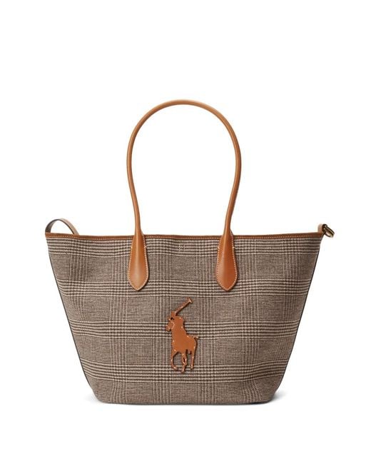 Polo Ralph Lauren White Medium Bellport Tote Bag