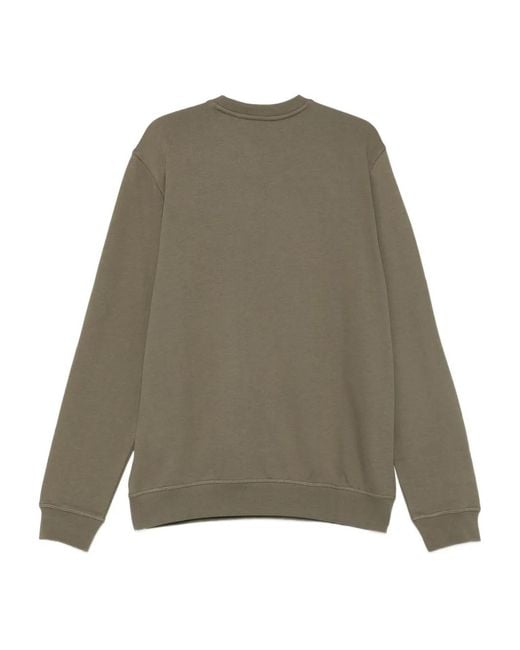 Boss Green Logo-Patch Crew-Neck Sweater for men