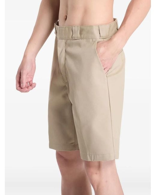 Dickies Natural 874 Logo-Patch Shorts for men