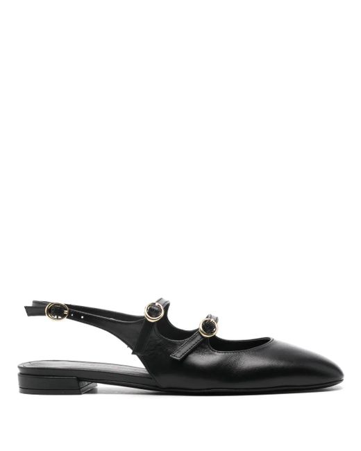 Stuart Weitzman Black Benni Mj Ballerinas