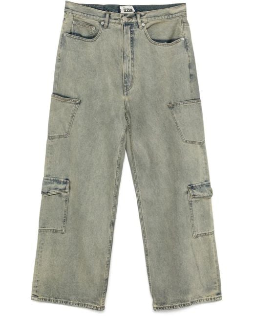 Vaqueros Anchos Tipo Cargo Izzue de hombre de color Gray