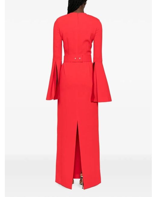 Solace London Red Theia Maxi Dress