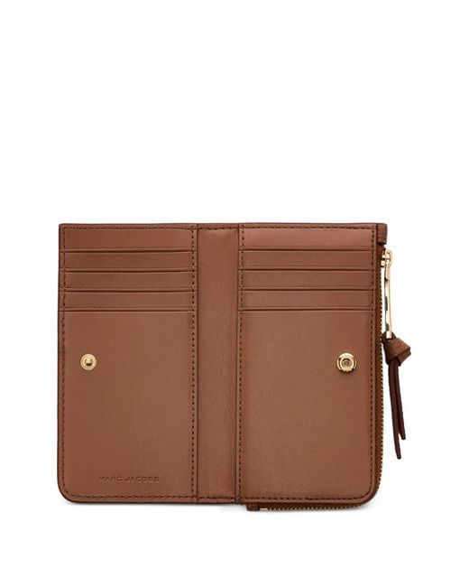 Marc Jacobs Brown The Leather Slim Wallet