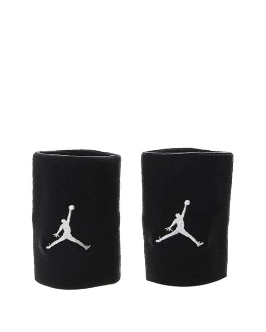 Nike Black Jumpman Dri-Fit Wristbands for men