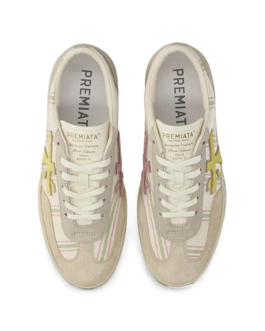 Premiata White Davidd 8096 Sneakers