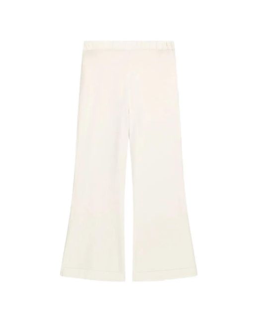 Liviana Conti White Alfie Flared Trousers