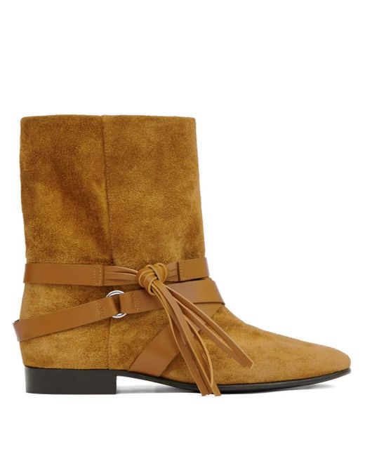 Isabel Marant Brown Rejen Ankle Boots
