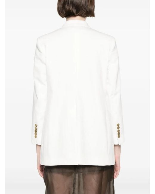 SAULINA White Agata Blazer