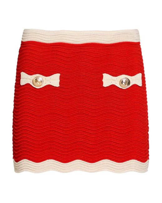 retroféte Red Mikayla Skirt