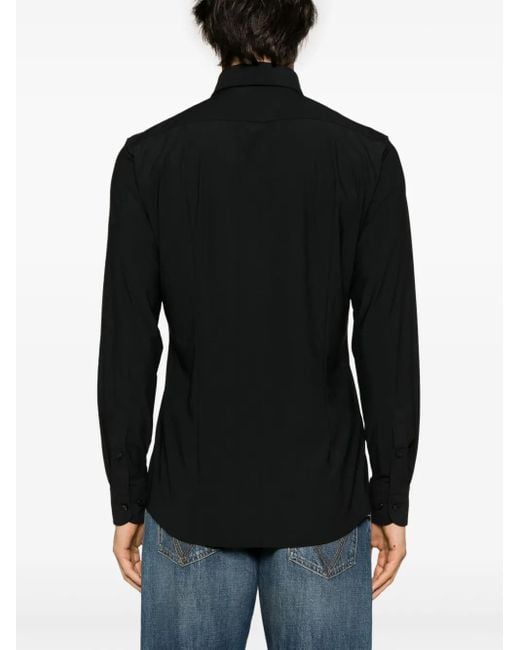 Chemise À Boutonnière Sur Le Devant Boss pour homme en coloris Black