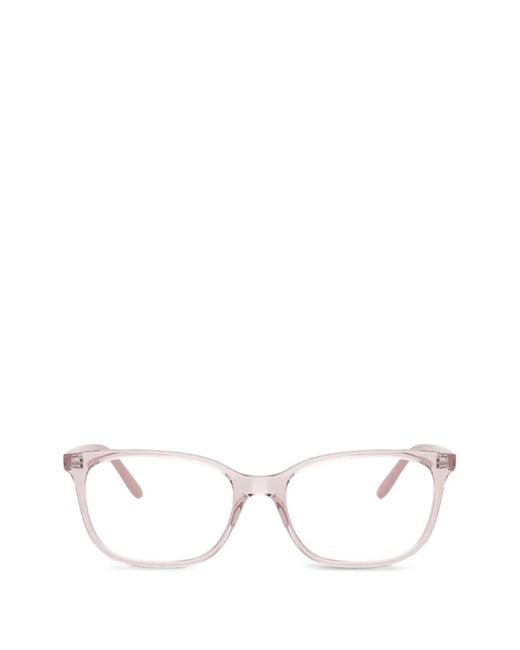 Vogue Eyewear Natural Rectangle-Frame Glasses