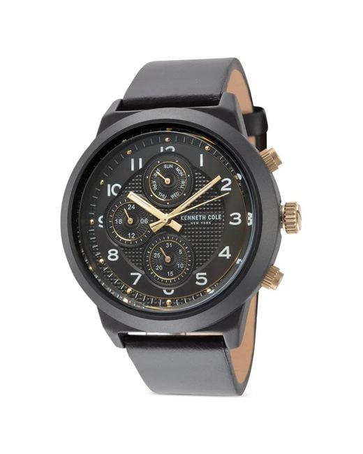 Kenneth Cole Gray Multifunction 47Mm Watch for men