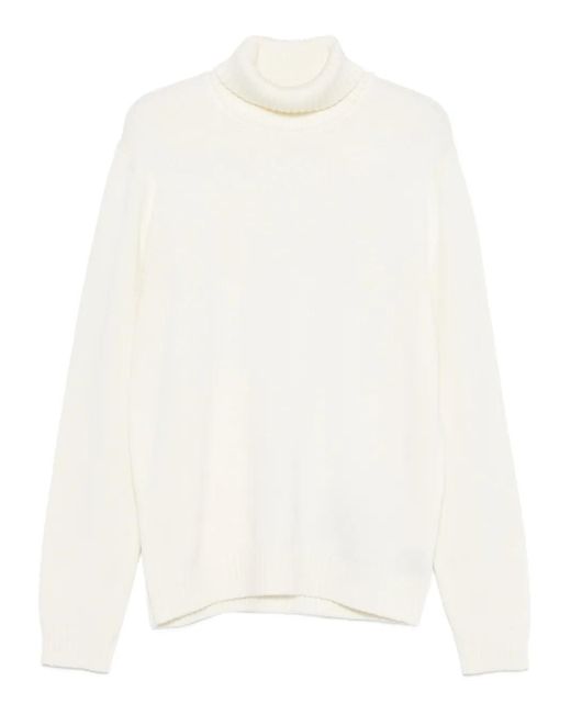 Pull À Col Cheminée Zanone pour homme en coloris White