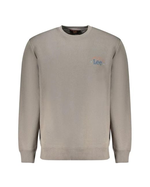 Lee Jeans Gray Sweat À Logo Imprimé for men