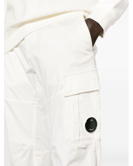 Pantalones cargo con detalle Lens C P Company de hombre de color White