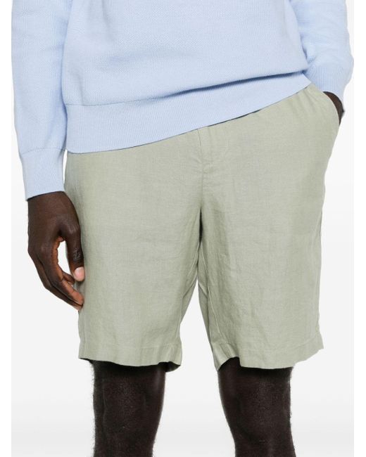 Vince Natural Mid-rise Hemp Bermuda Shorts for men