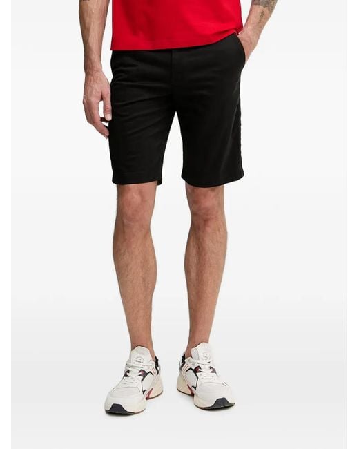 Short À Patch Logo Lacoste pour homme en coloris Black