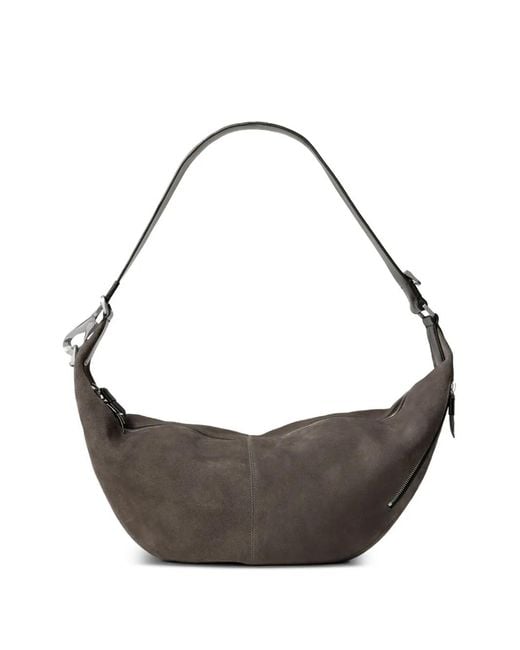 Lemaire Gray Quiver Clip Shoulder Bag