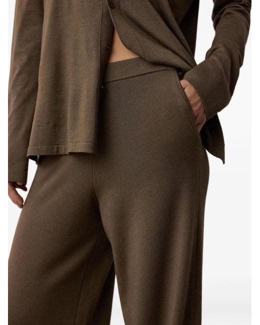 Ralph Lauren Brown Francesca Straight-Leg Trousers