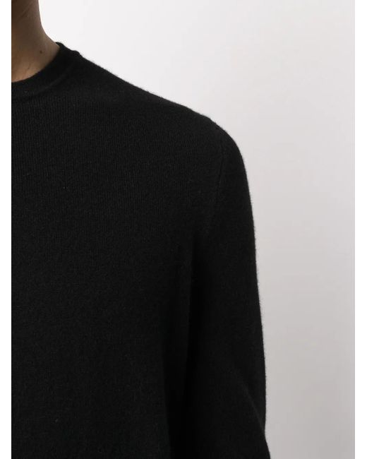 Pringle of Scotland Black Round Neck Fine Knit Jumper for men