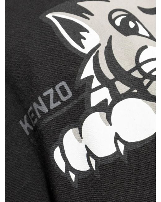 KENZO Black Cotton T-Shirt for men