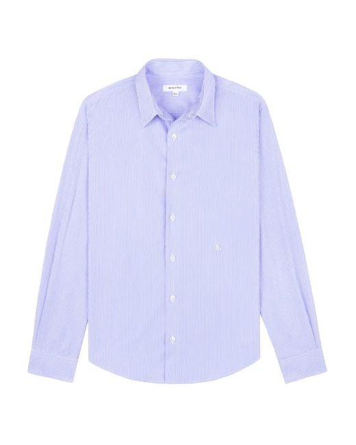 Camisa a rayas Sporty & Rich de color Purple