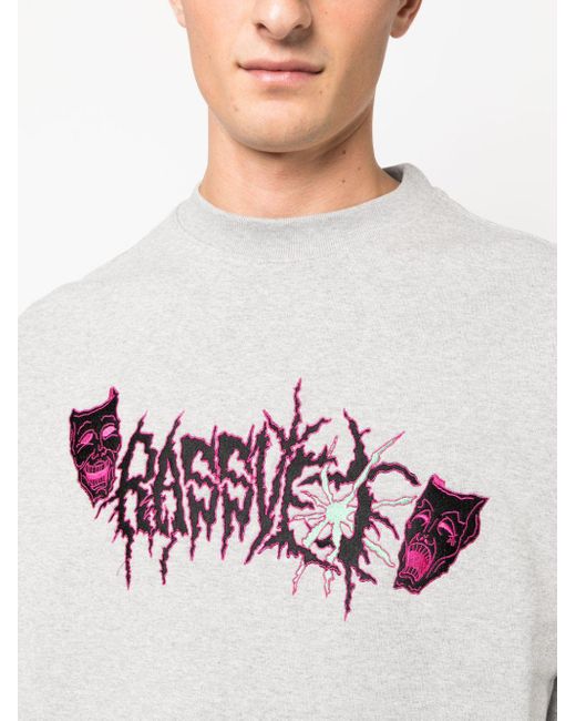 Rassvet (PACCBET) Gray Graphic-print Cotton Sweatshirt for men