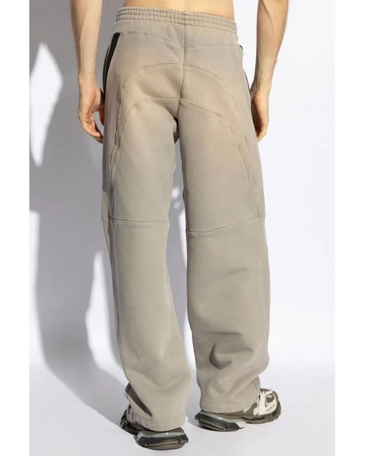Balenciaga Natural Biker Cotton Trousers for men