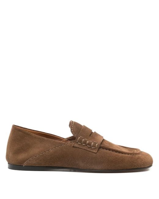 Sandro Brown Suede Loafers